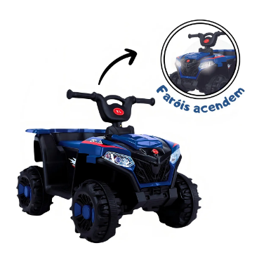 Mini Quadriciclo Infantil Elétrico 6V com Marchas Zippy Toys