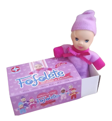 Brinquedo Retrô Kit Fofolete – 6 Cores Diferentes