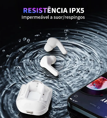 Mini Earbuds Sem Fio Power Display Digital – Liberdade, Potência e Estilo em Cada Som