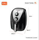 Air Fryer Mondial Grand Family 5L – Potência, praticidade e sabor em cada refeição!