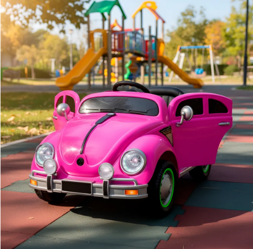 Carro Elétrico Fusca Conversível Infantil 12V com Controle Remoto