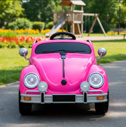 Carro Elétrico Fusca Conversível Infantil 12V com Controle Remoto
