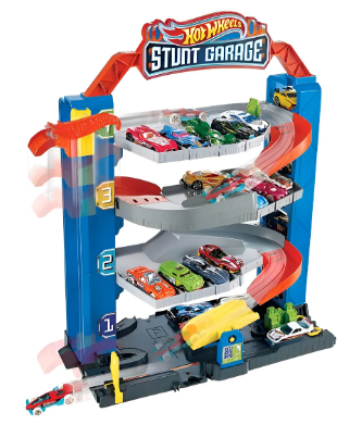 Hot Wheels City Pista Stunt Garagem – Aventura e Velocidade em Cada Andar!