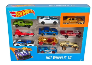 Hot Wheels – Pacote com 10 Carrinhos Sortidos