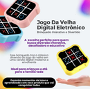 Jogo Da Velha Digital Eletrônico e Portátil - com Luzes e Sons
