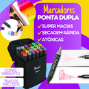 Caderno Bobbie Goods holográfico + 24 canetinhas