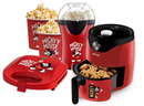 Kit Completo Mickey Mouse Mallory – Sanduicheira, Fritadeira, Pipoqueira e 2 Baldes de Pipoca