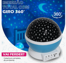 Luminária Projetor Estrela 360º Galaxy Abajur – Crie um Céu Estrelado no Quarto das Crianças