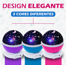 Luminária Projetor Estrela 360º Galaxy Abajur – Crie um Céu Estrelado no Quarto das Crianças