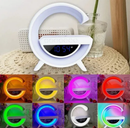Luminária RGB com Caixa de Som, Carregador por Indução e Relógio – G Speaker