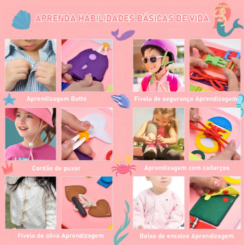 Maleta Educativa Montessori Sensorial Camewin