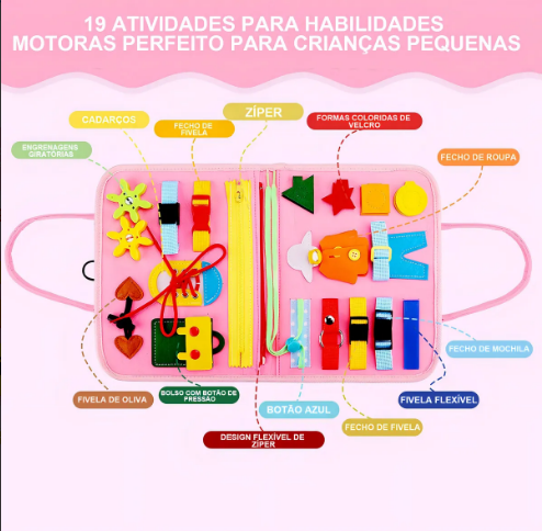 Maleta Educativa Montessori Sensorial Camewin