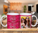 Kit Caneca mágica Melhores Amigas com Foto – Presente Personalizado