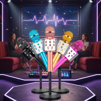 Microfone Sem Fio Bluetooth USB Gotwire – Liberdade para Sua Voz Brilhar