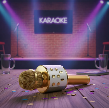 Microfone Sem Fio Bluetooth USB Gotwire – Liberdade para Sua Voz Brilhar