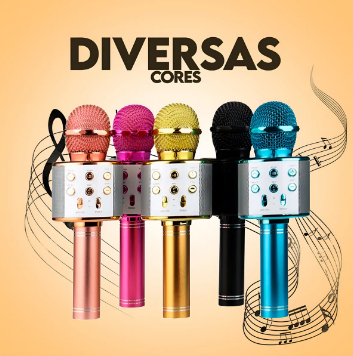 Microfone Sem Fio Bluetooth USB Gotwire – Liberdade para Sua Voz Brilhar