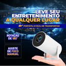 Mini Projetor Portátil FC Fullcam 4K Android Full HD Smart Wi-Fi – Cinema em Casa HY300