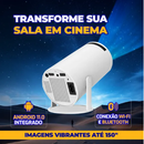 Mini Projetor Portátil FC Fullcam 4K Android Full HD Smart Wi-Fi – Cinema em Casa HY300