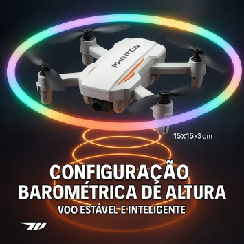 Mini Drone Infantil com LED