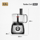 Multiprocessador Turbo Chef 5 em 1 Mondial 1000W – Praticidade e Potência na Sua Cozinha