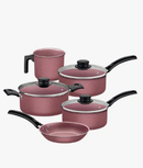 Jogo de panelas Tramontina c/ 8 potes herméticos Electrolux