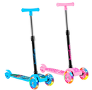 Patinete Infantil 3 Rodas com LED Dobrável
