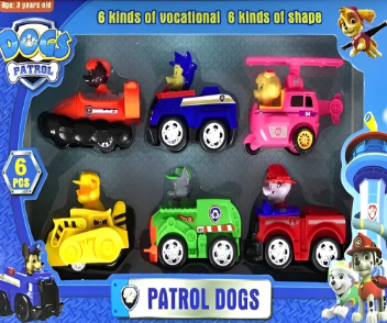 Kit Carrinhos Patrulha Canina — Aventura Sem Fim!