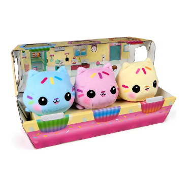 Pack com 3 Pelúcias Cakey Celebração Gabby’s Dollhouse (Sunny)