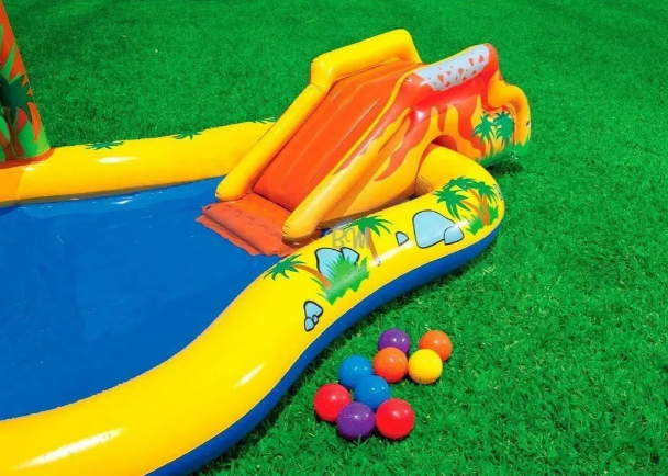 Piscina Playground Centro de Diversões Dinossauro Intex 310L