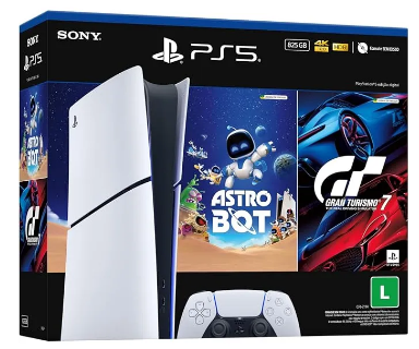 Console PlayStation 5 Slim Digital 825GB – Potência e Emoção em Novo Design
