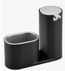 Porta Detergente e Bucha Arthi com Detalhes Cromados