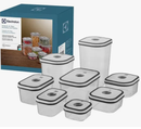 Jogo de panelas Tramontina c/ 8 potes herméticos Electrolux