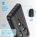 Carregador Portátil Power Bank i2GO 10.000mAh 4 em 1 com Cabos Acoplados