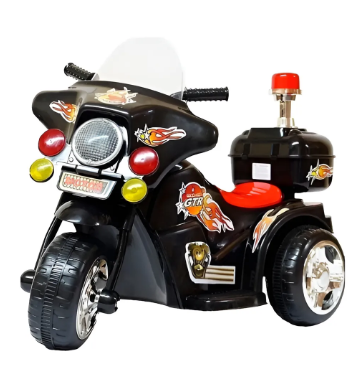 Mini Moto Elétrica Triciclo Infantil Polícia – A Aventura Começa Aqui!