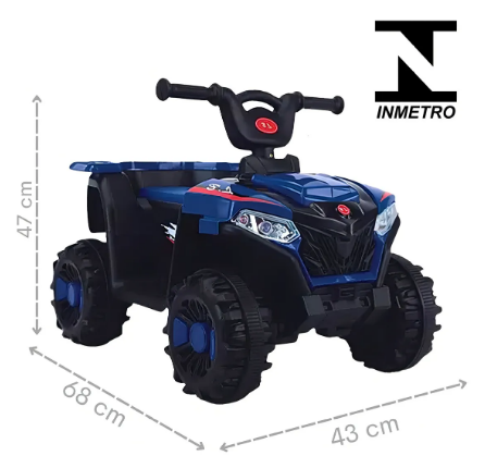 Mini Quadriciclo Infantil Elétrico 6V com Marchas Zippy Toys