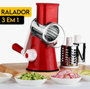 Cortador Fatiador e Ralador de Frutas, Legumes, Verduras e Queijos – 3 Lâminas Intercambiáveis