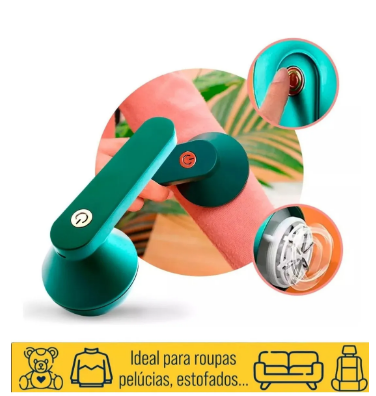 Papa Bolinhas Elétrico Sem Fio – Diga Adeus aos Fiapos e Roupas com Aparência de Velhas!&nbsp;