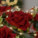 Buquê de Rosas Vermelhas com Luzes LED e Cartão – Um Presente Que Fala ao Coração