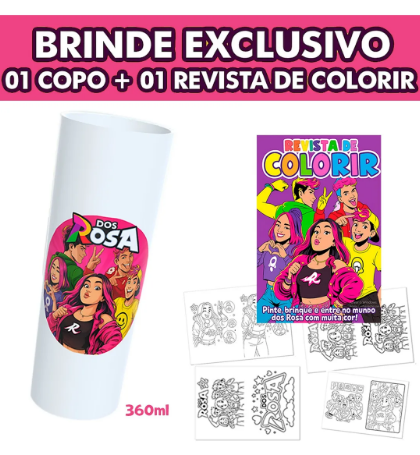 Kit Dos Rosa Tira Vareta + Puzzle Play com 2 brindes exclusivos