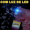 Brinquedo Máquina de Bolhas de Sabão Bubble Gun – Pistola Automática