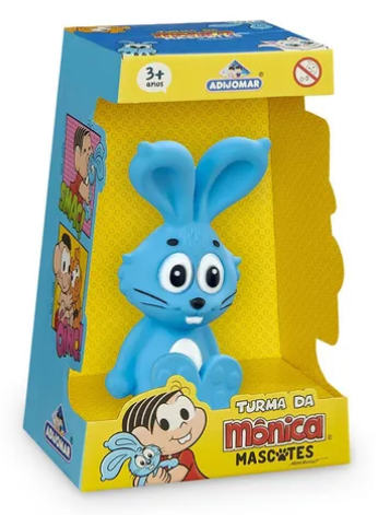 Boneca Mônica Baby + Sansão – Turma da Mônica