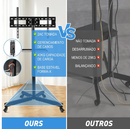 Suporte de Chão Pedestal Móvel para TV e Monitor – 16" a 60"