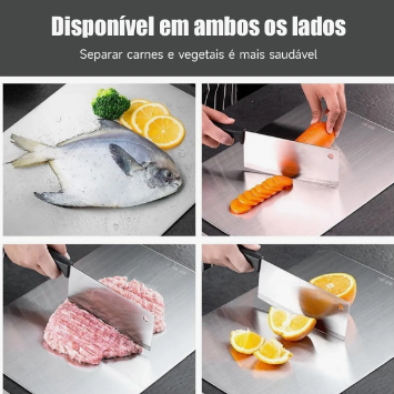 3 Tábuas de Corte em Titânio – Resistência e Elegância para Sua Cozinha