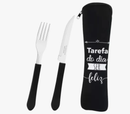 Kit Porta Talheres Tramontina com Estojo de Viagem