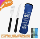 Kit Porta Talheres Tramontina com Estojo de Viagem