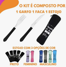 Kit Porta Talheres Tramontina com Estojo de Viagem
