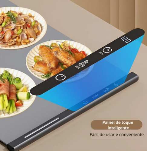 Tapete Térmico de Silicone Dobrável – Sua Refeição Sempre Quentinha, com Tecnologia e Estilo