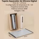 Tapete Térmico de Silicone Dobrável – Sua Refeição Sempre Quentinha, com Tecnologia e Estilo