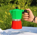 ☕ Cafeteira Italiana Alumínio Color – 6 Xícaras