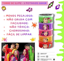Torre de Slime – Diversão colorida que estimula a criatividade